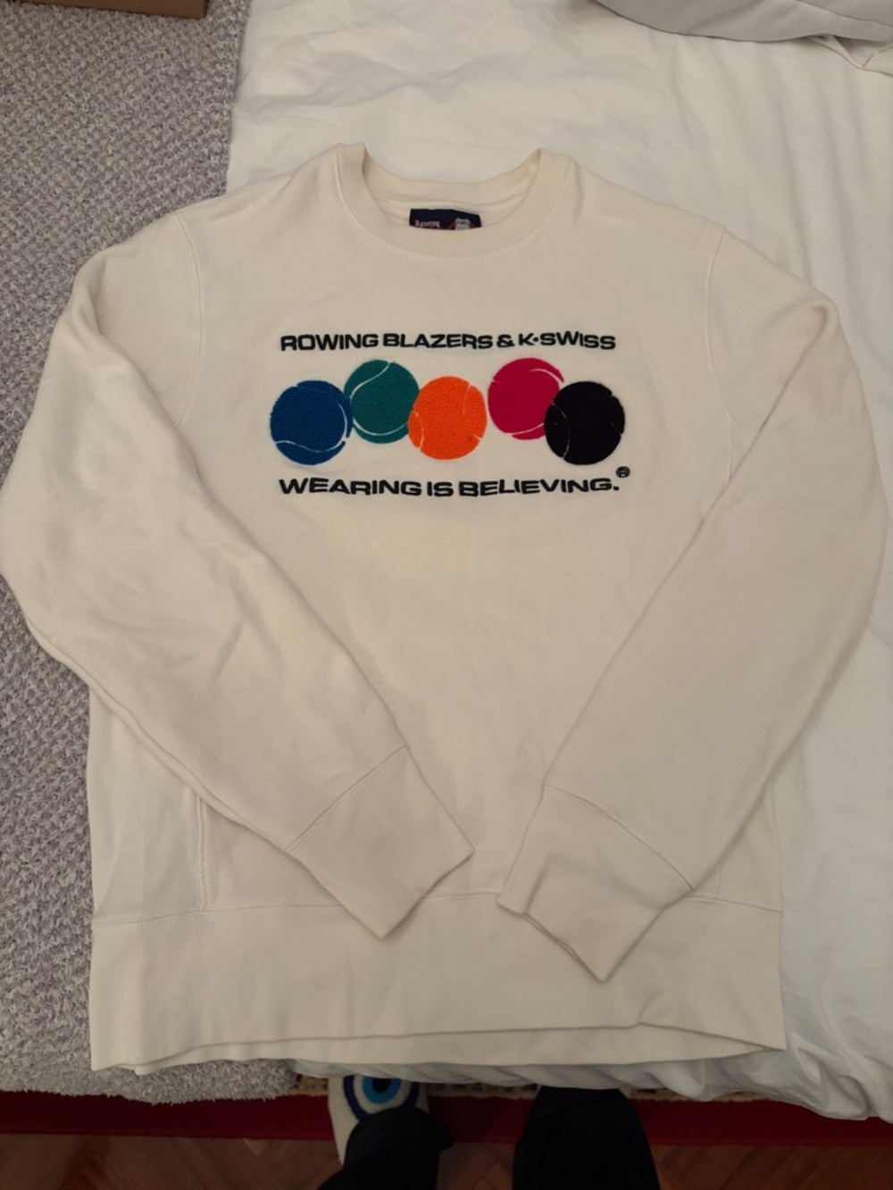 Rowing Blazers X K.Swiss Retro Tennis Crewneck